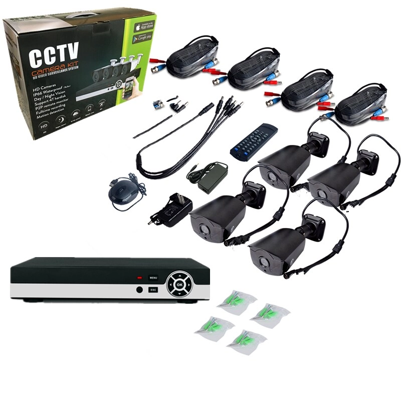 Turbo HD DVR - 4-Channel + Bullet Camera - 1280x1080P 4x
