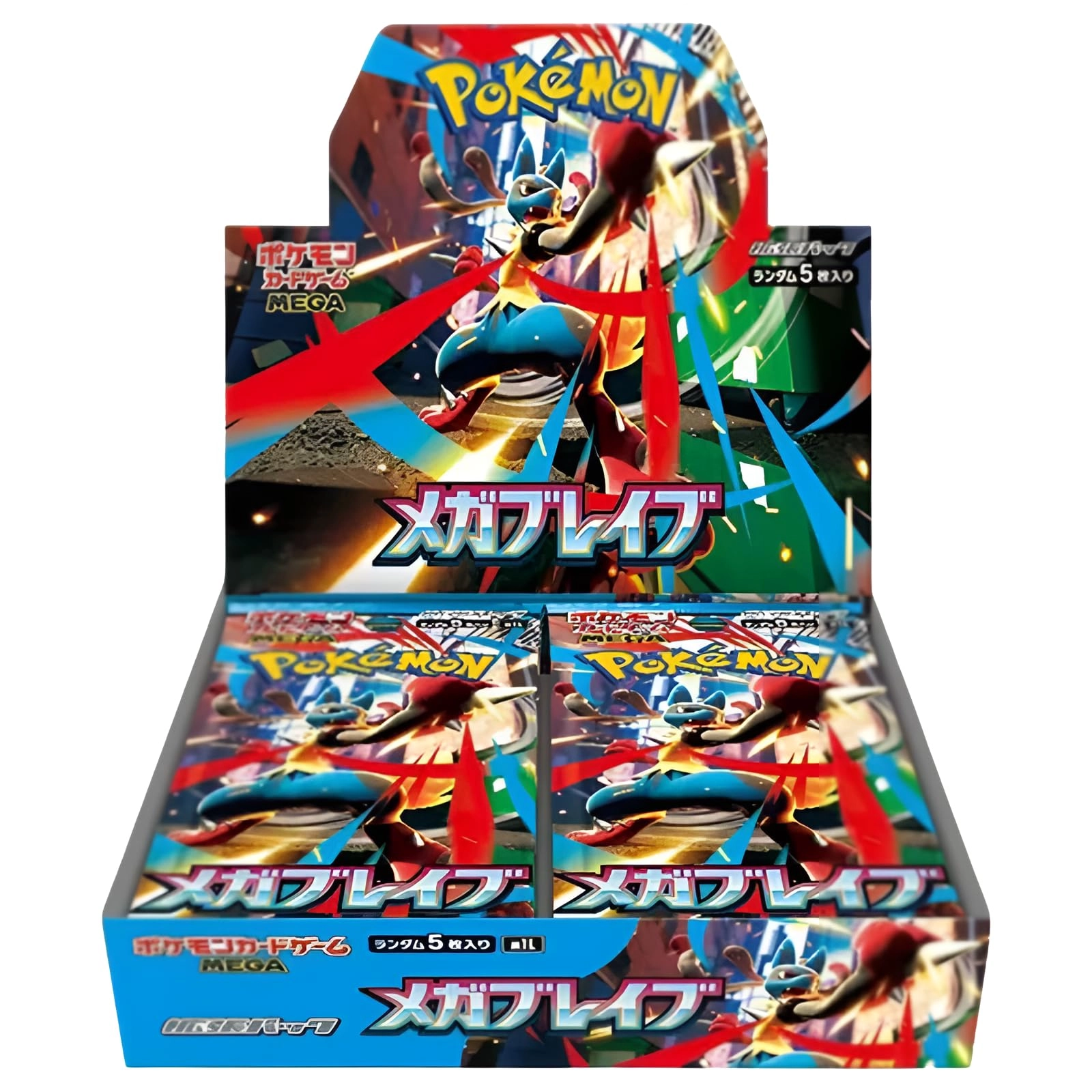 Pokémon Mega Brave Booster Box - Japanese 30 Packs of 5 Cards