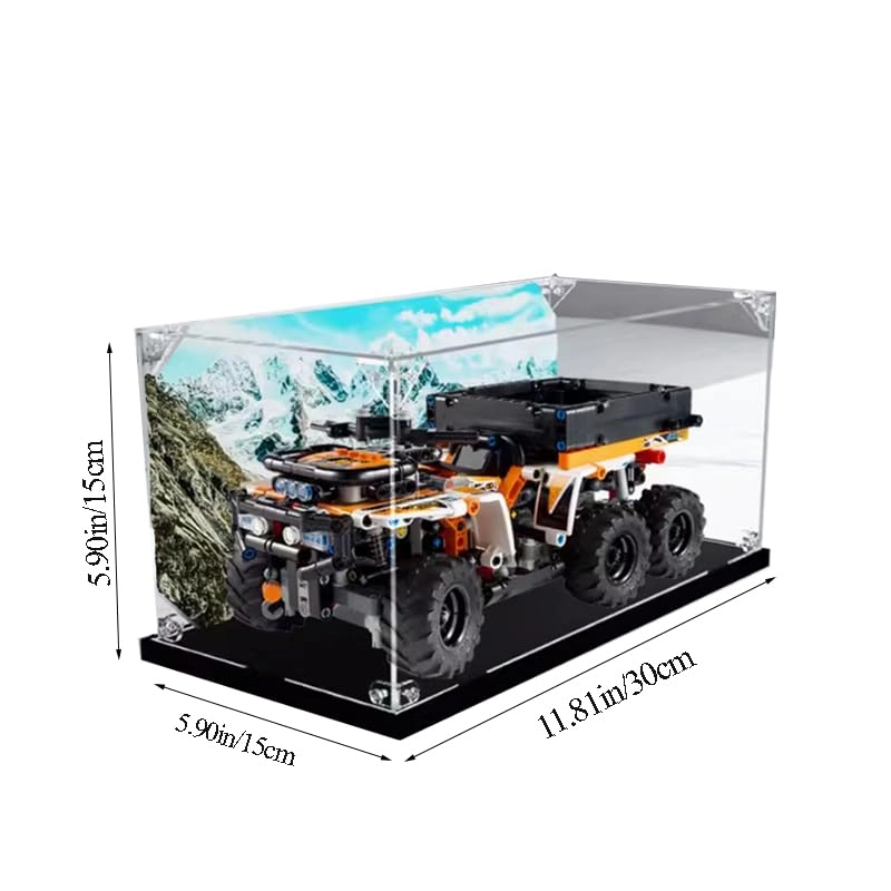 Acrylic Display Case for Lego-Technic 42139 - 11.81x5.90x5.90in Dustproof