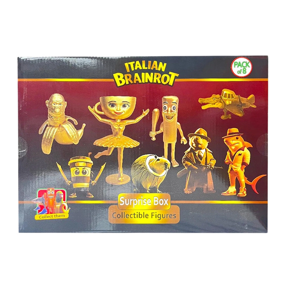 BRAINROT Italian Golden Edition Collectible Surprise Figures Pack