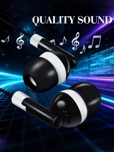 100 Pcs Bulk Earbuds Wired Earbud