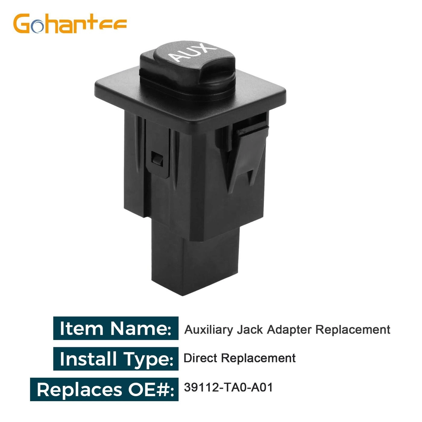 Auxiliary Input Jack - Honda Accord CROSSTOUR Pilot