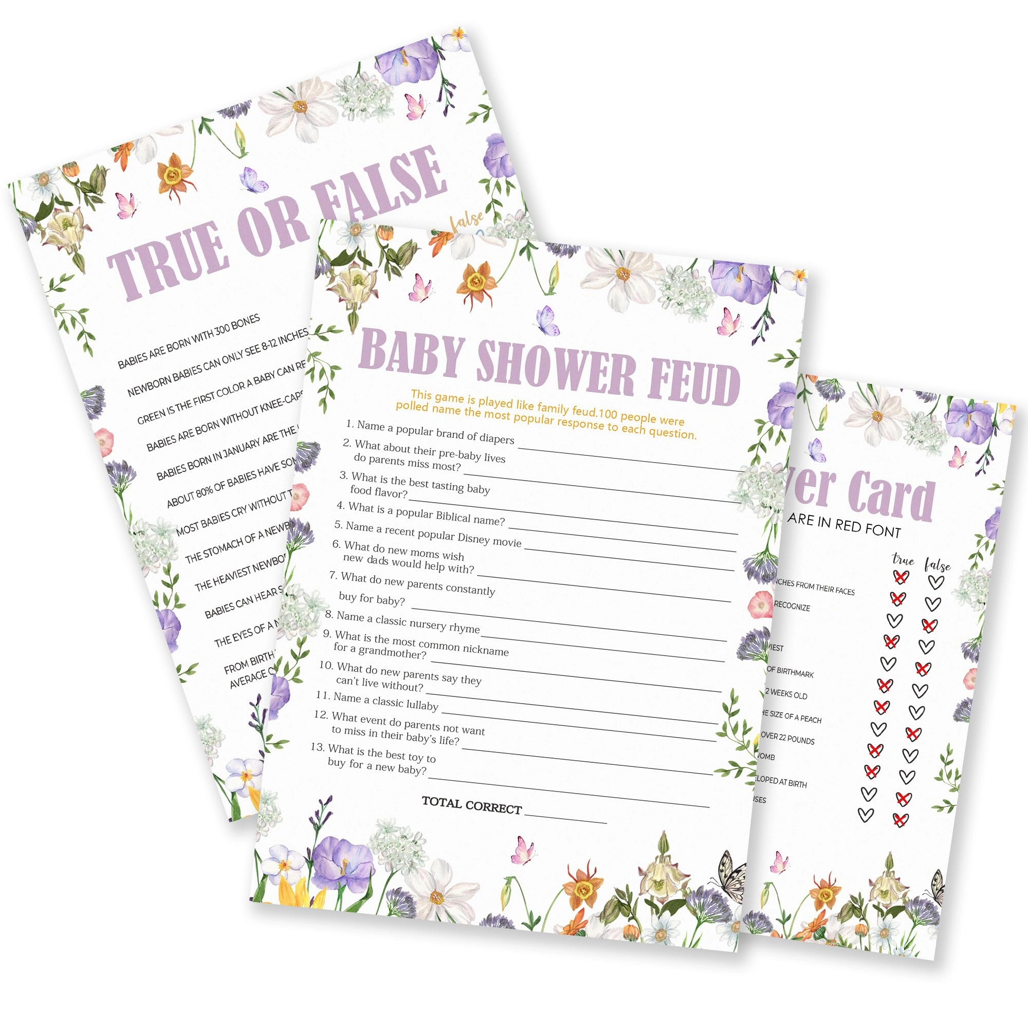 KPTQO Baby Shower Feud - Adult 30 piece(s)