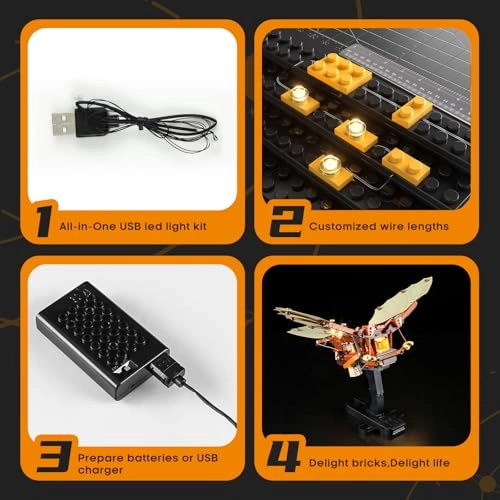 Light for LEGO Leonardo da Vinci's Flying-Machine 10363