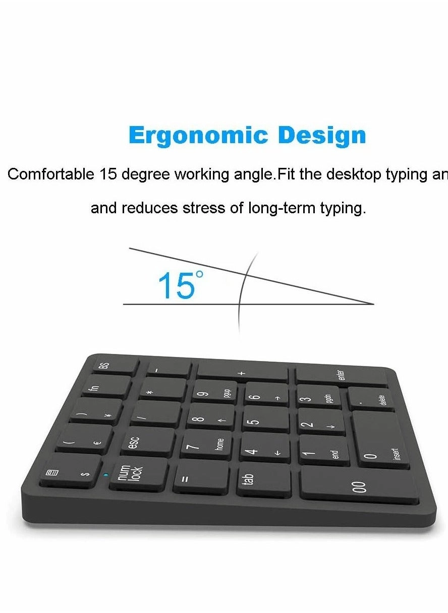Number Pad - 26 Keys Bluetooth Rechargeable