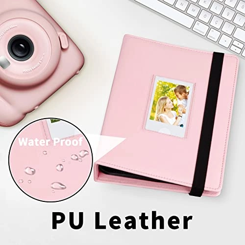 2x3" 288 Pockets Faux Leather Photo Album