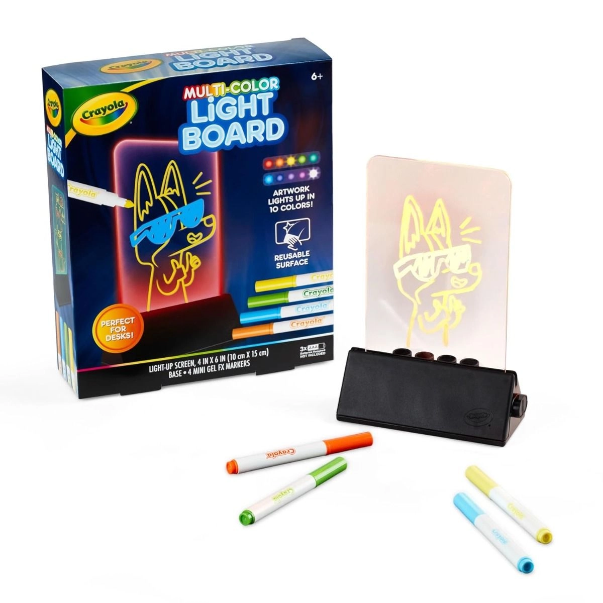 Crayola Multi Color Light Board - White 6+