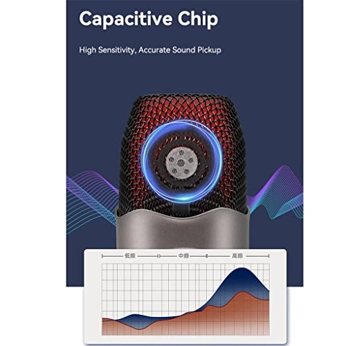 Capacitor USB Microphone - Capacitive chip high sensitivity compatible with smartphones