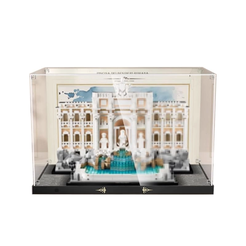 Display Case (41714) - 17.71x9.84x11.81in. Black Bottom 3mm