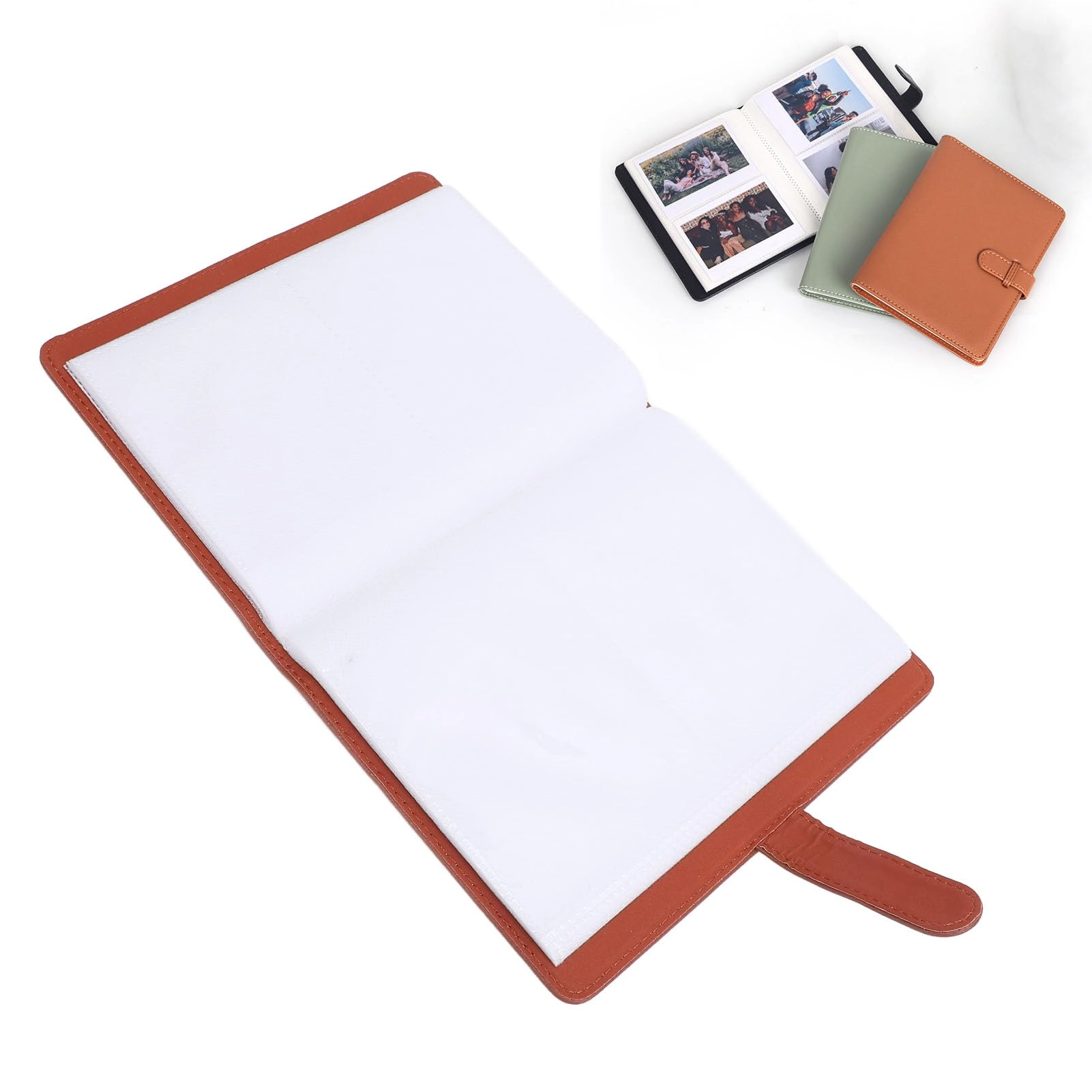 Gugxiom 5" 80 Pockets PU Leather Photo Album