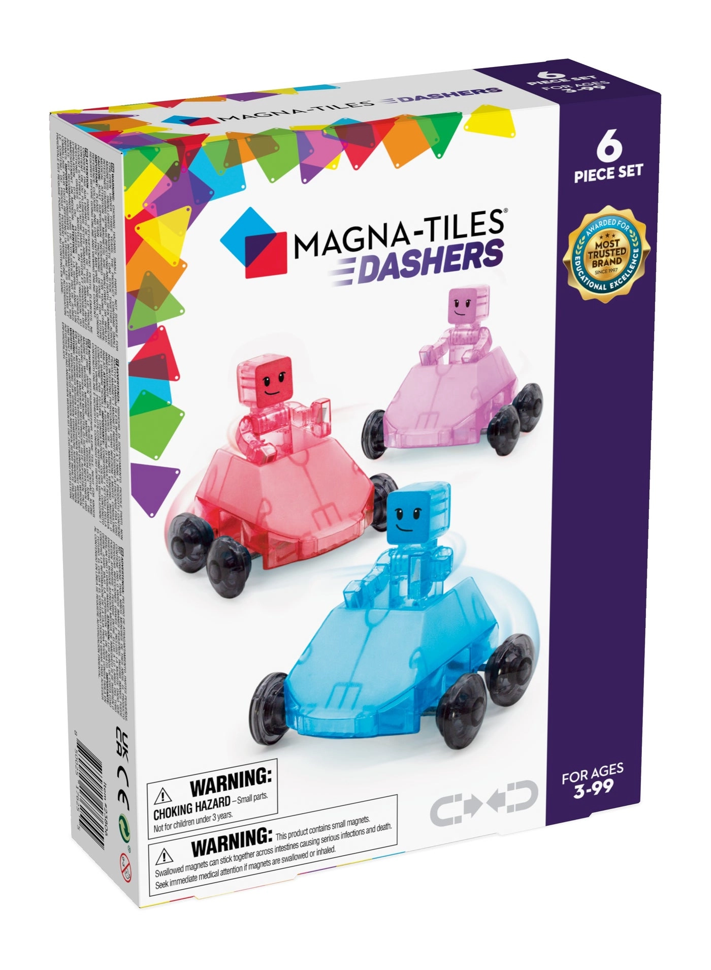 Magna-Tiles Dashers - Vehicle 6pcs