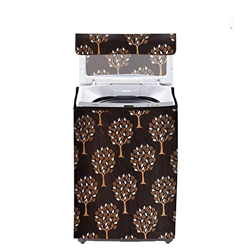 PVC Waterproof Front Load Washing Machine Cover - 5KG to 7.5KG Blue