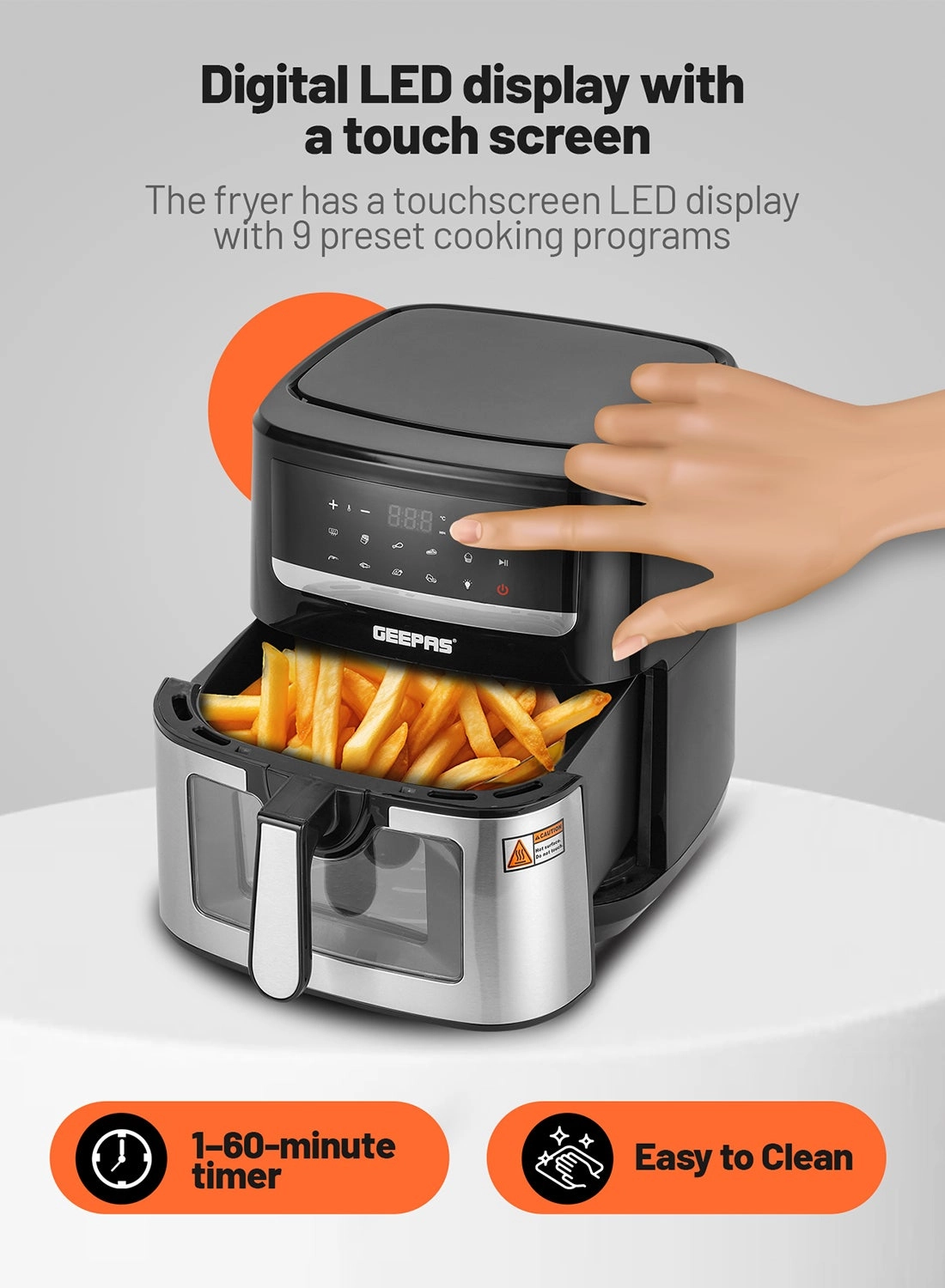 Double Heating Digital Air Fryer GAF37543