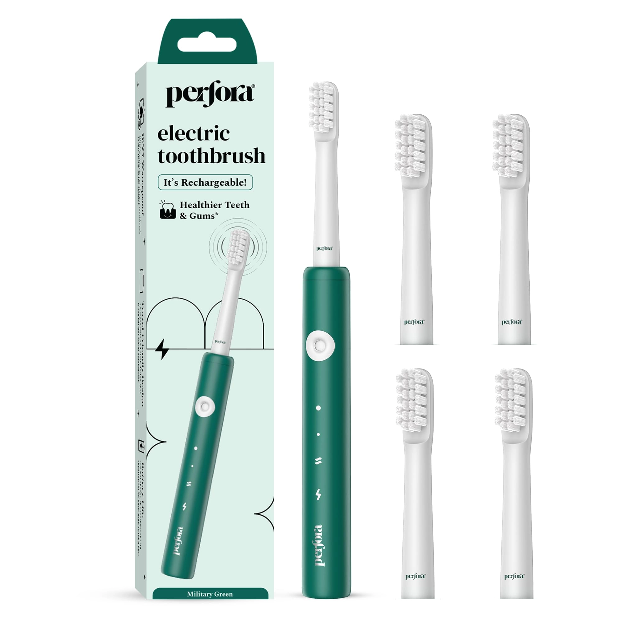 Sonic Smart Toothbrush - 4 Modes 60 Day Battery Life