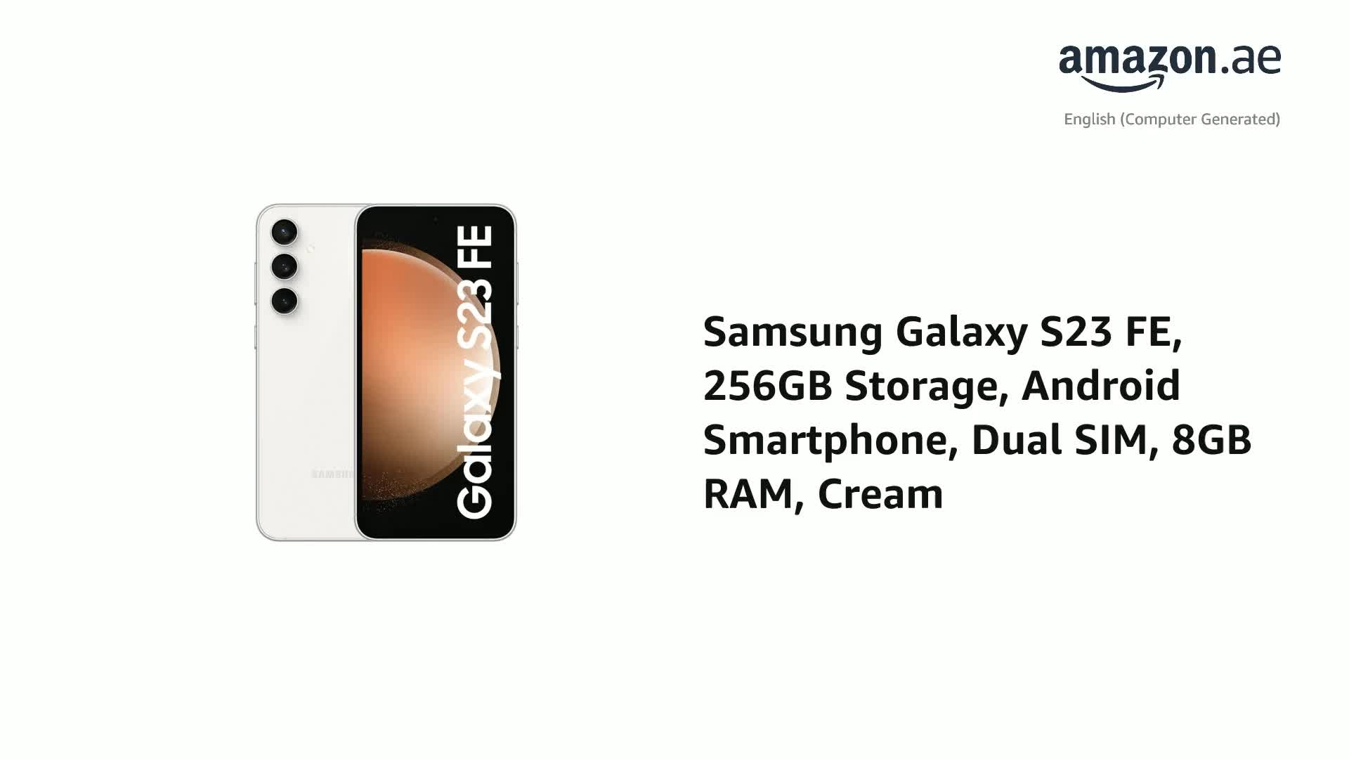 Galaxy S23 FE - 8GB 256GB