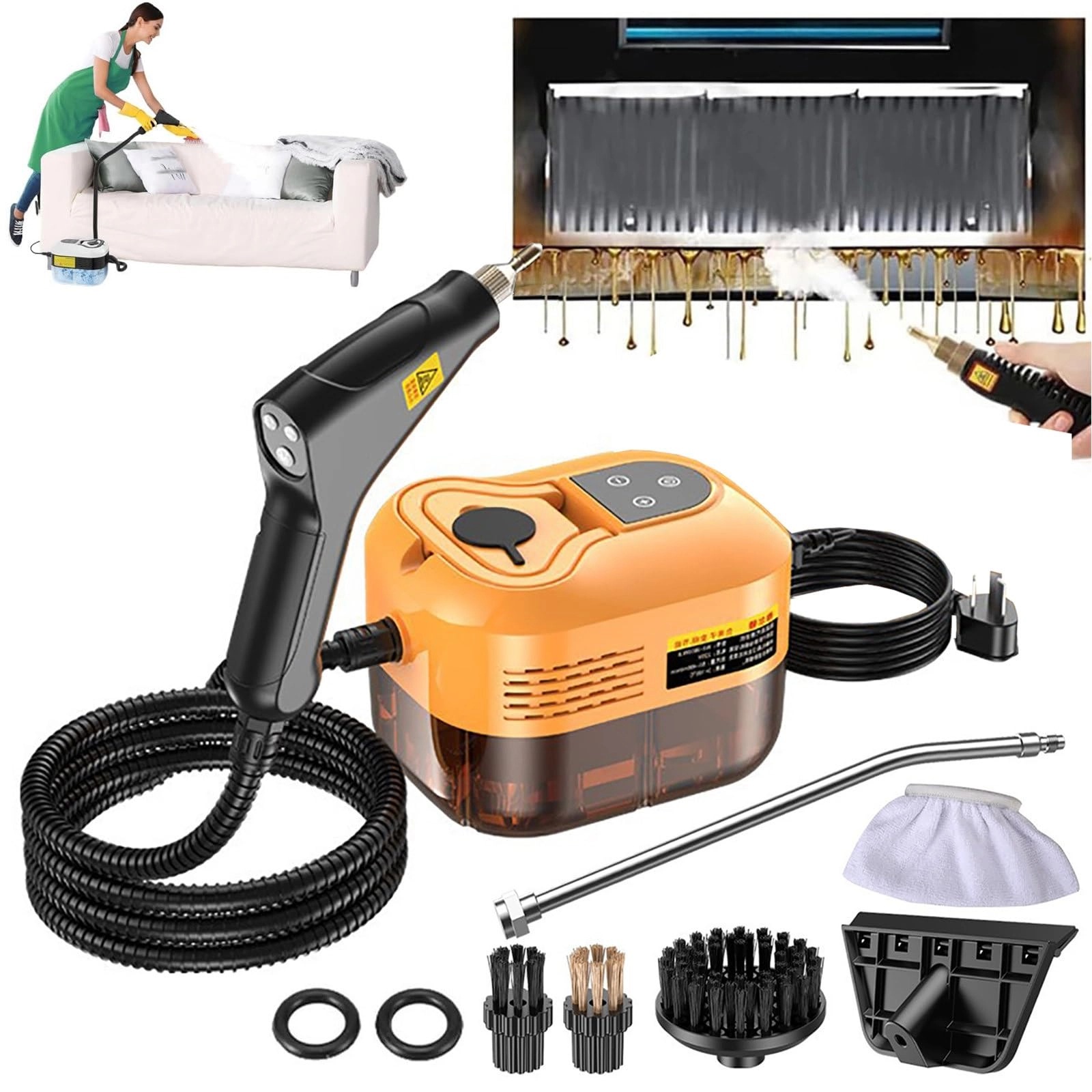 High-Pressure Steam Cleaner - 4.5 bar 1.2L