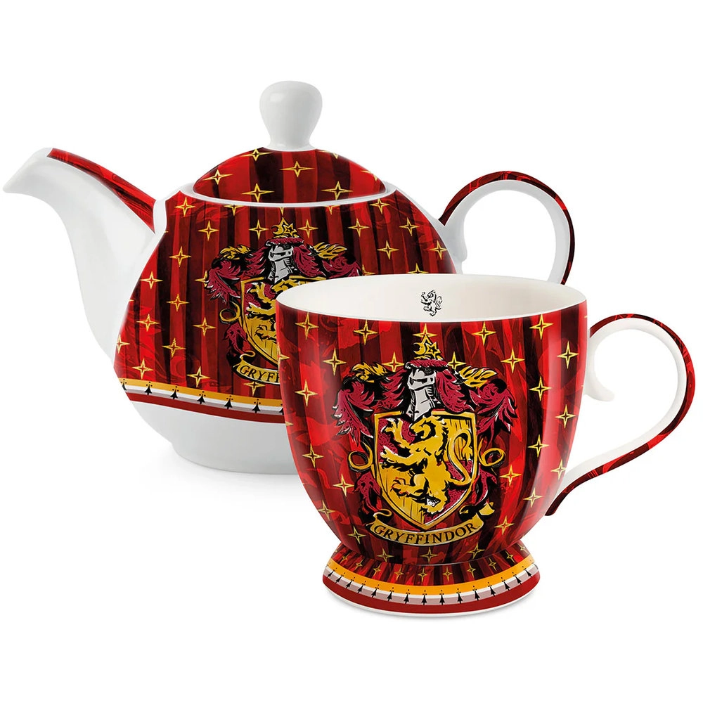 EGAN Gryffindor Teapot + Gryffindor Cup - porcelain