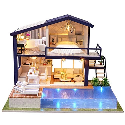 3D Wooden Puzzle Miniature House - Kit LED Lights