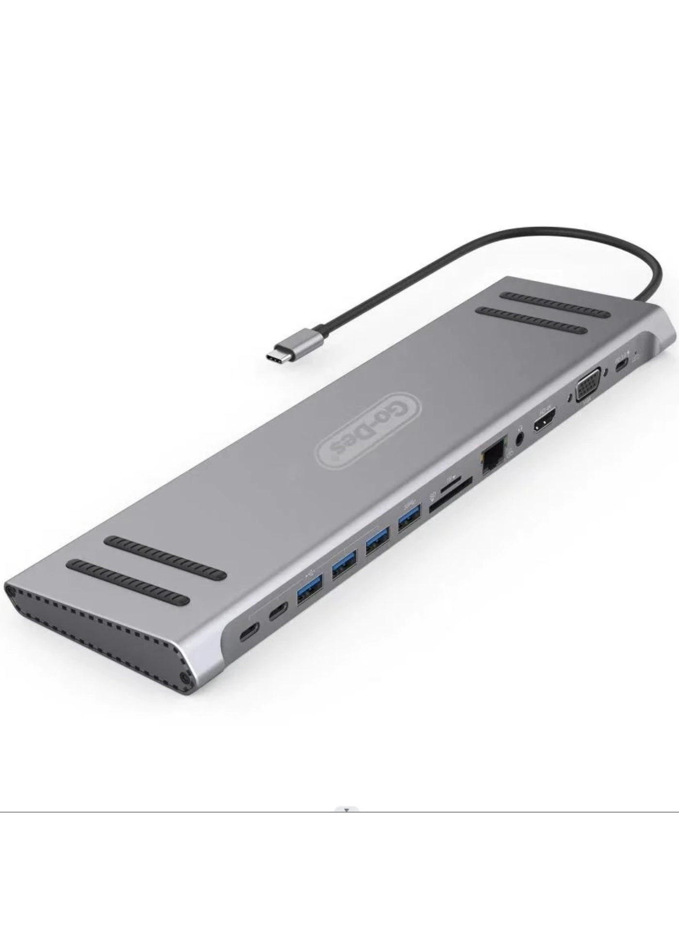 GO-DES USB C Type-c Hubs Docking Station