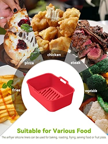 Air Fryer Silicone Liner - Silicone 2 Pack