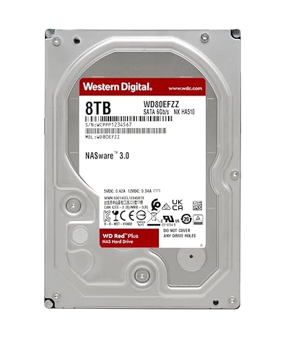 WD Red Plus 3.5" 7200rpm 256MB SATA 6Gb/s (WD80EFBX) - 8TB
