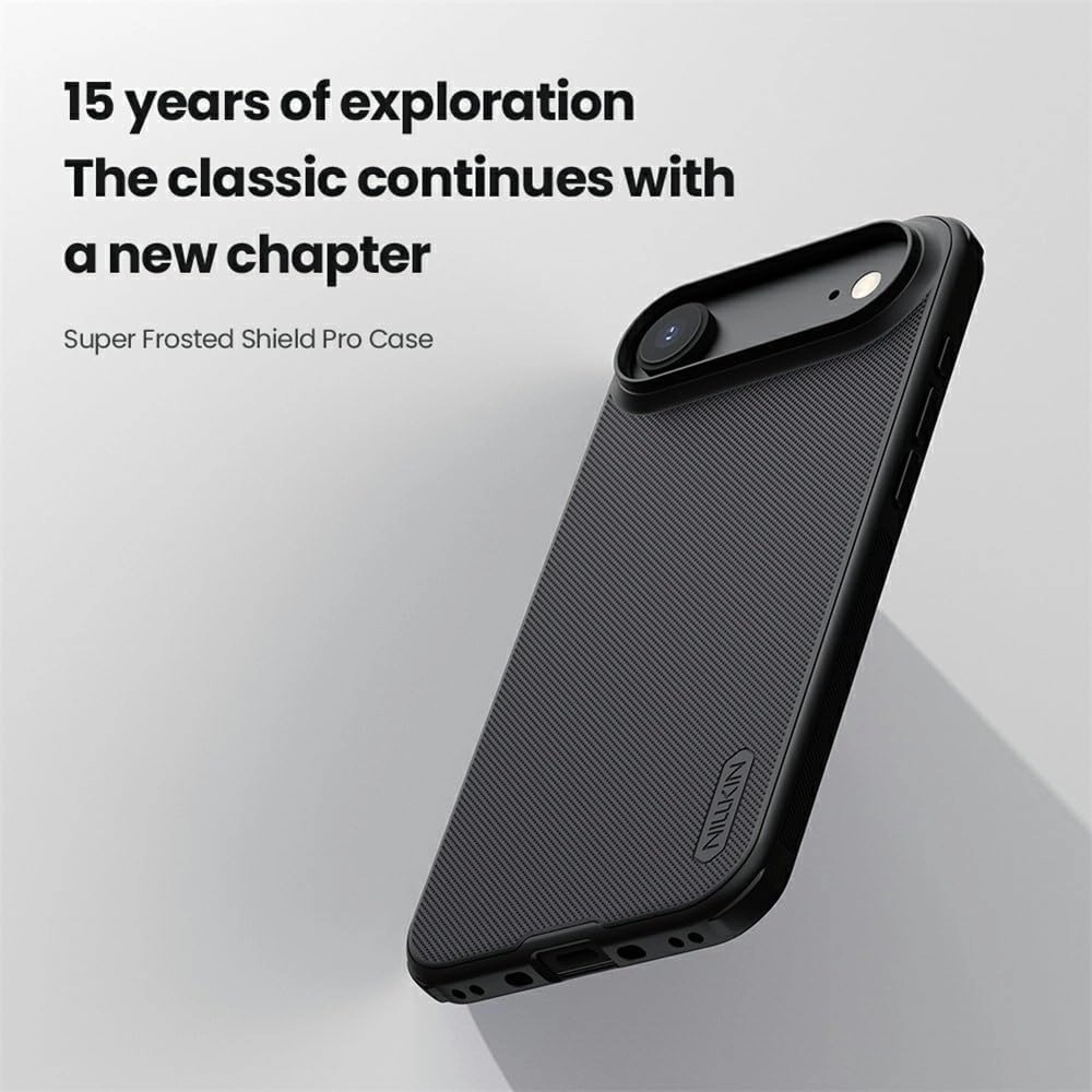 Muzz International Super Frosted Shield Pro Hard Back Soft Border for Iphone 17 Air - PC TPU