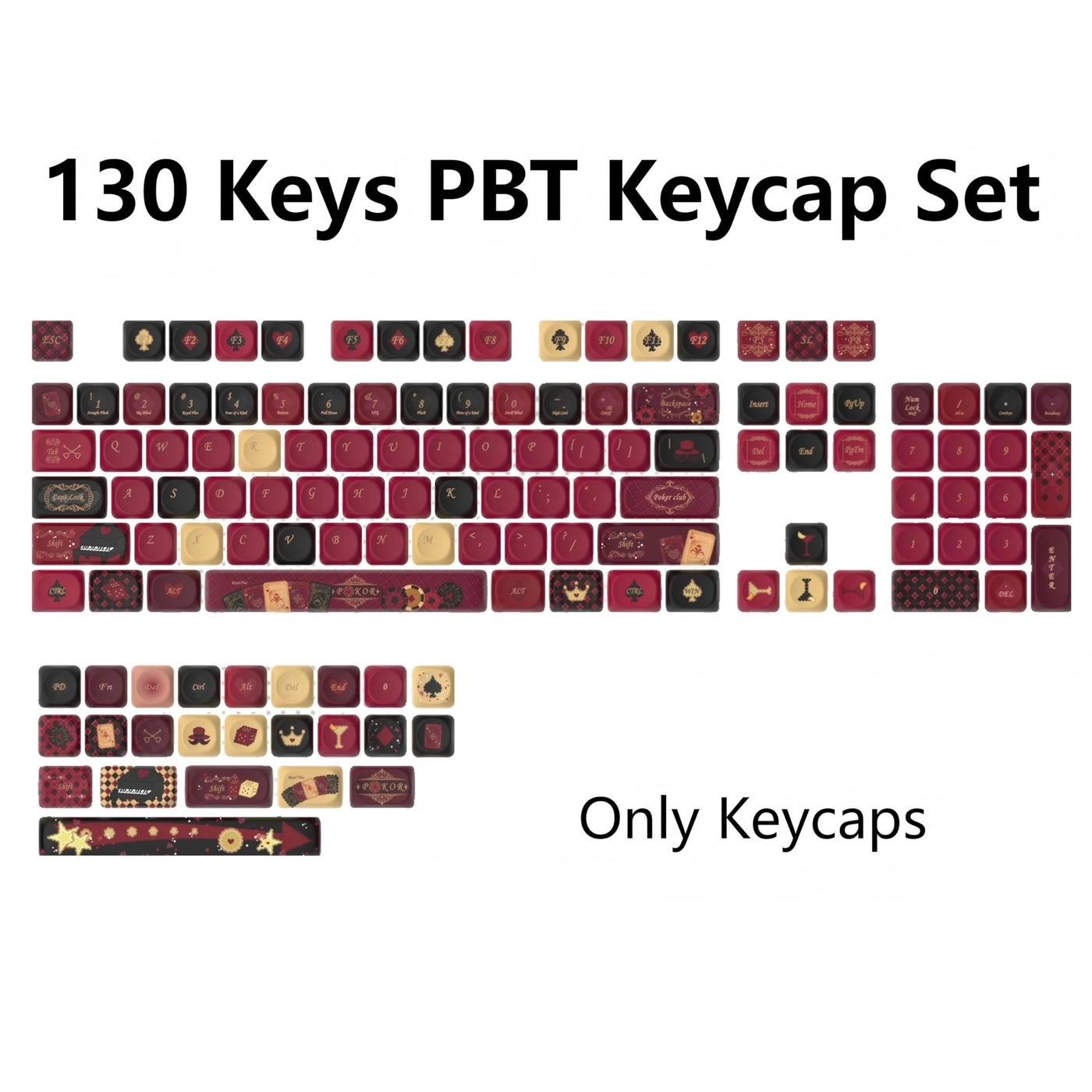 Keycaps - 130 piece(s)