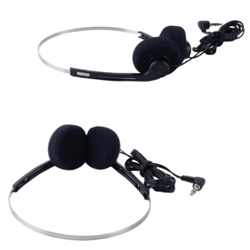 Retro Over-Ear Earphones - Wired Headphone
