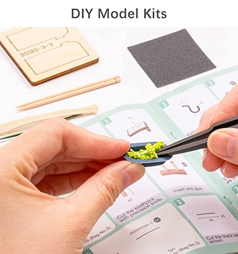 DIY Miniature Dollhouse Kit - Holiday Living Room