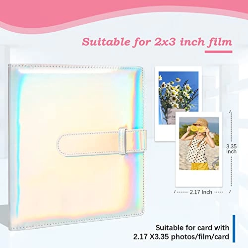 2x3" 256 Pockets PU Leather Photo Album