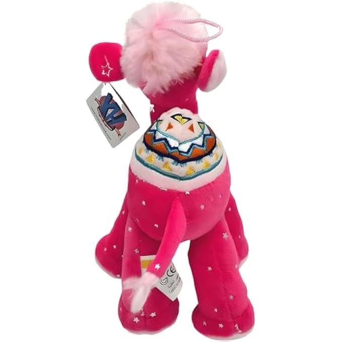 Camel Figurine - Pink 20 cm