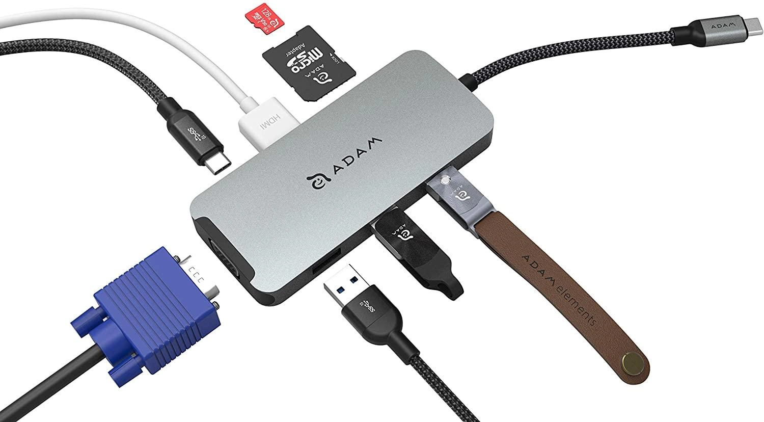 USB-C Hub - 8 In 1 100W Power Delivery