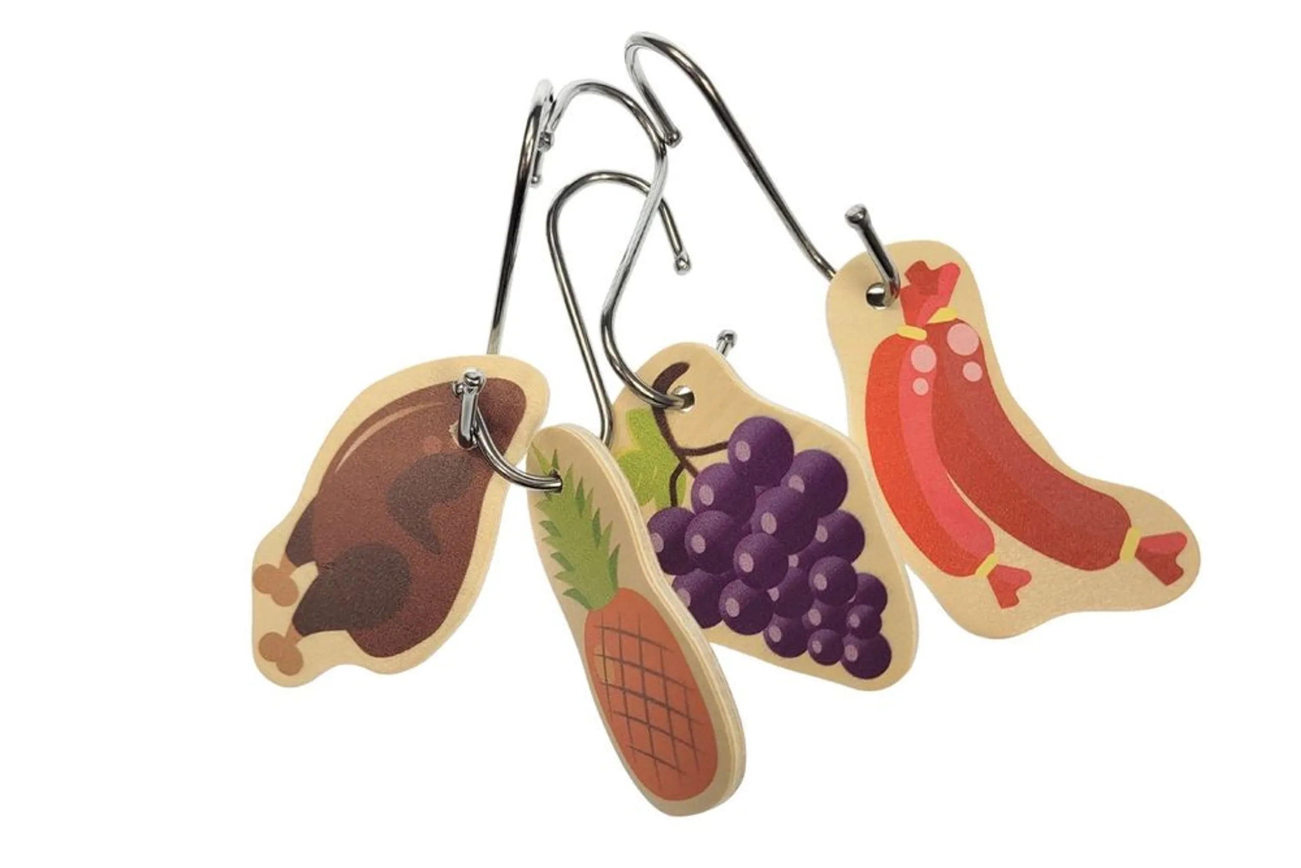 Tooky Toy Wooden Grocery Store Pretend Playset - over 50 pcs (46169695-TJ427)