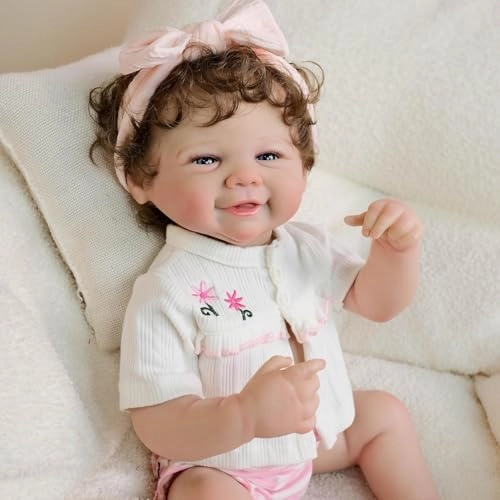 Vivienne Reborn Baby Doll - 19 inch Vinyl girl Ages 3+