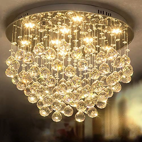 K9 Crystal Chandelier - H13'' x W20'' 9x GU10