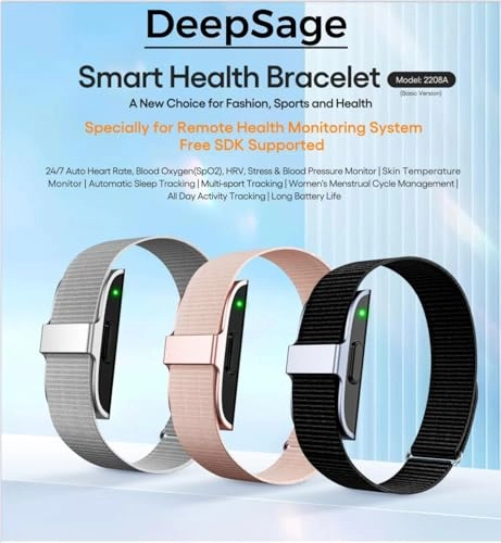 Smart Health Bracelet - 24/7 Monitoring Heart Rate SpO2