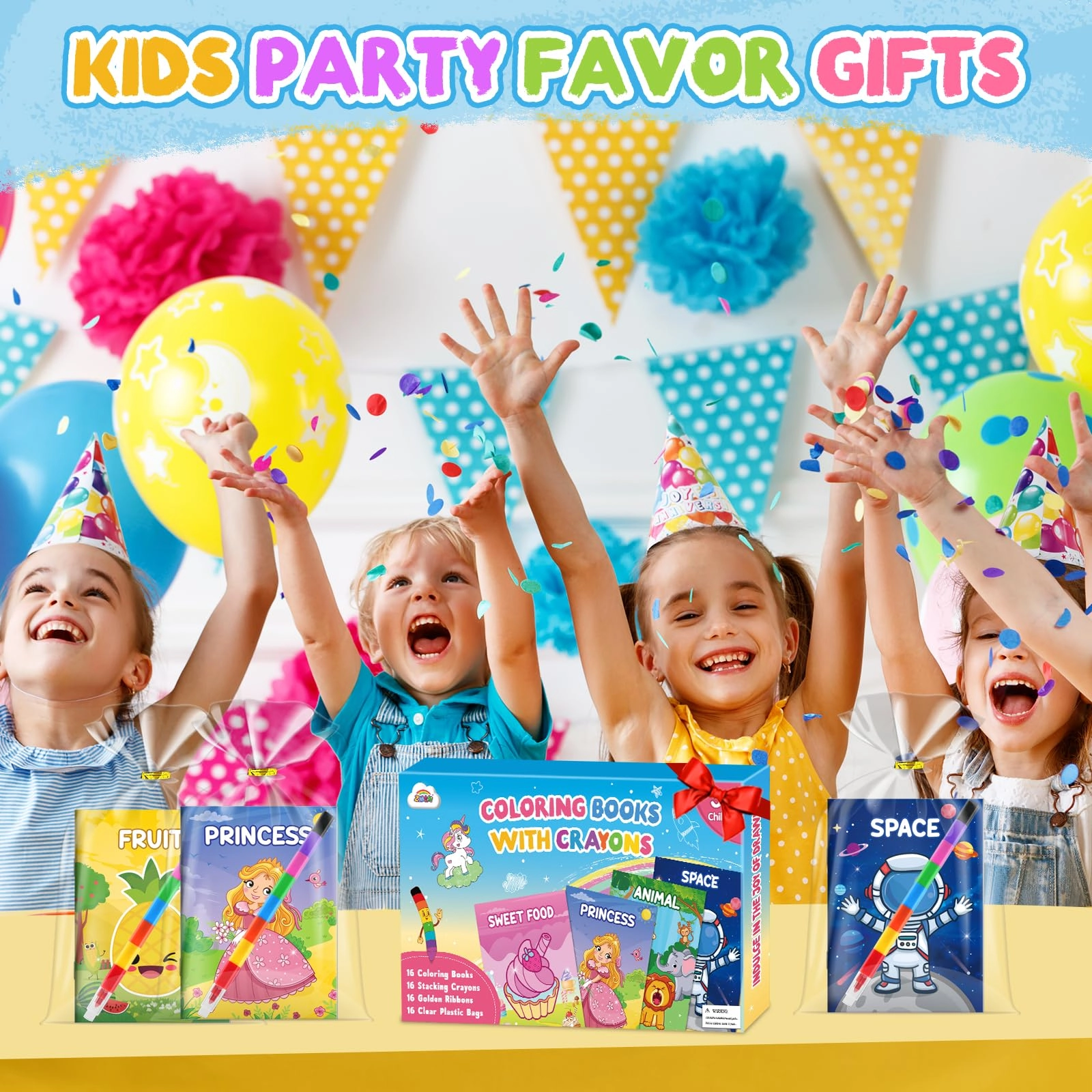 Coloring Books - 16 Pack