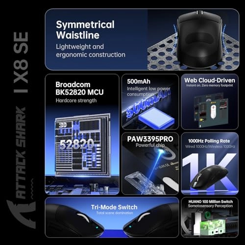 X8 PRO Gaming Mouse - Wireless