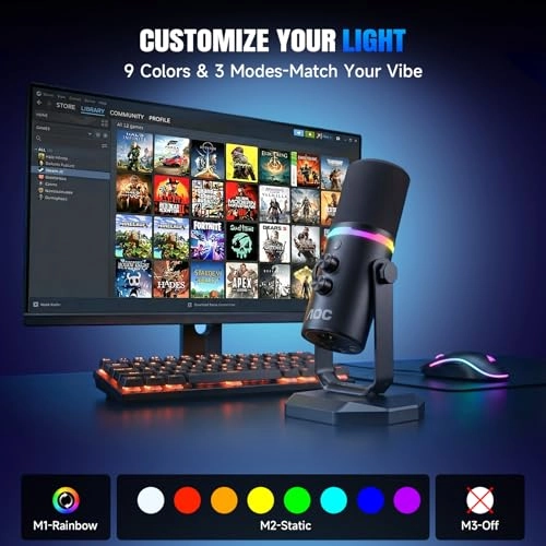 Dynamic Microphone USB+XLR Microphone