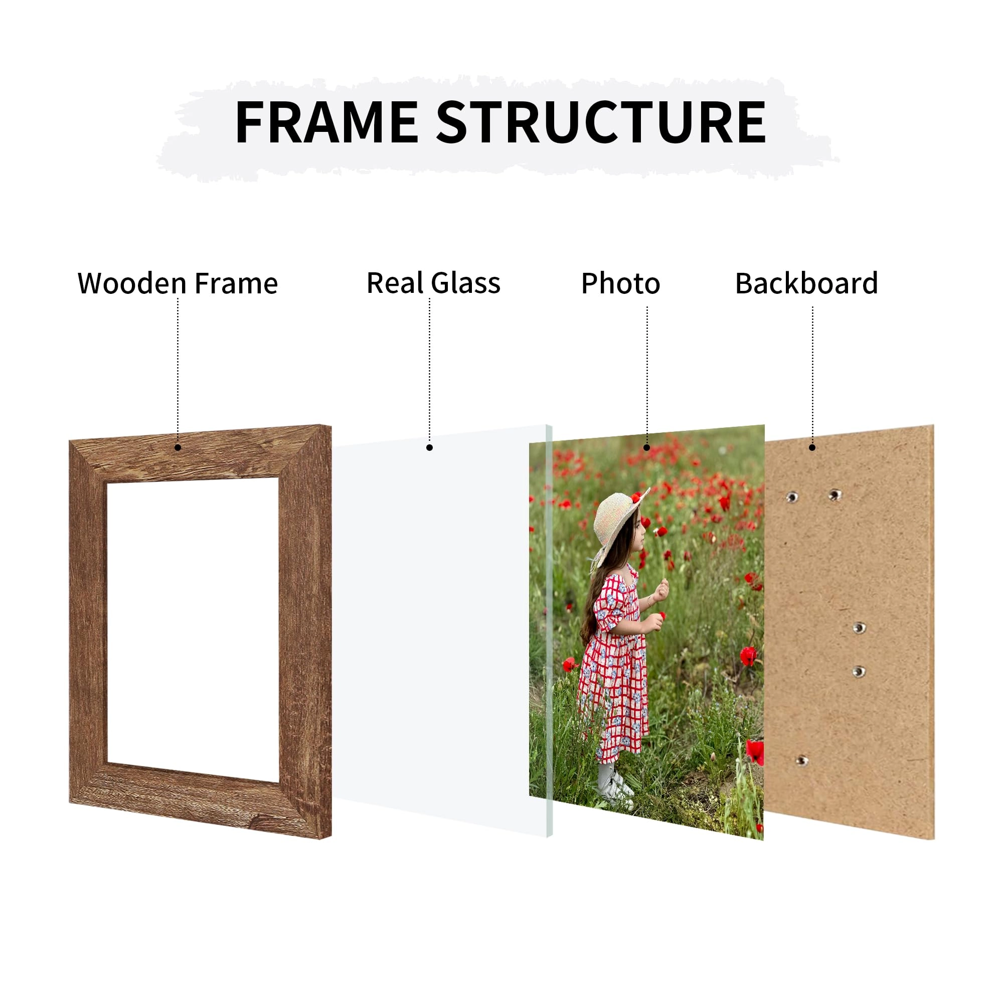 Collage Picture Frames - 5x5 in 3 Opening