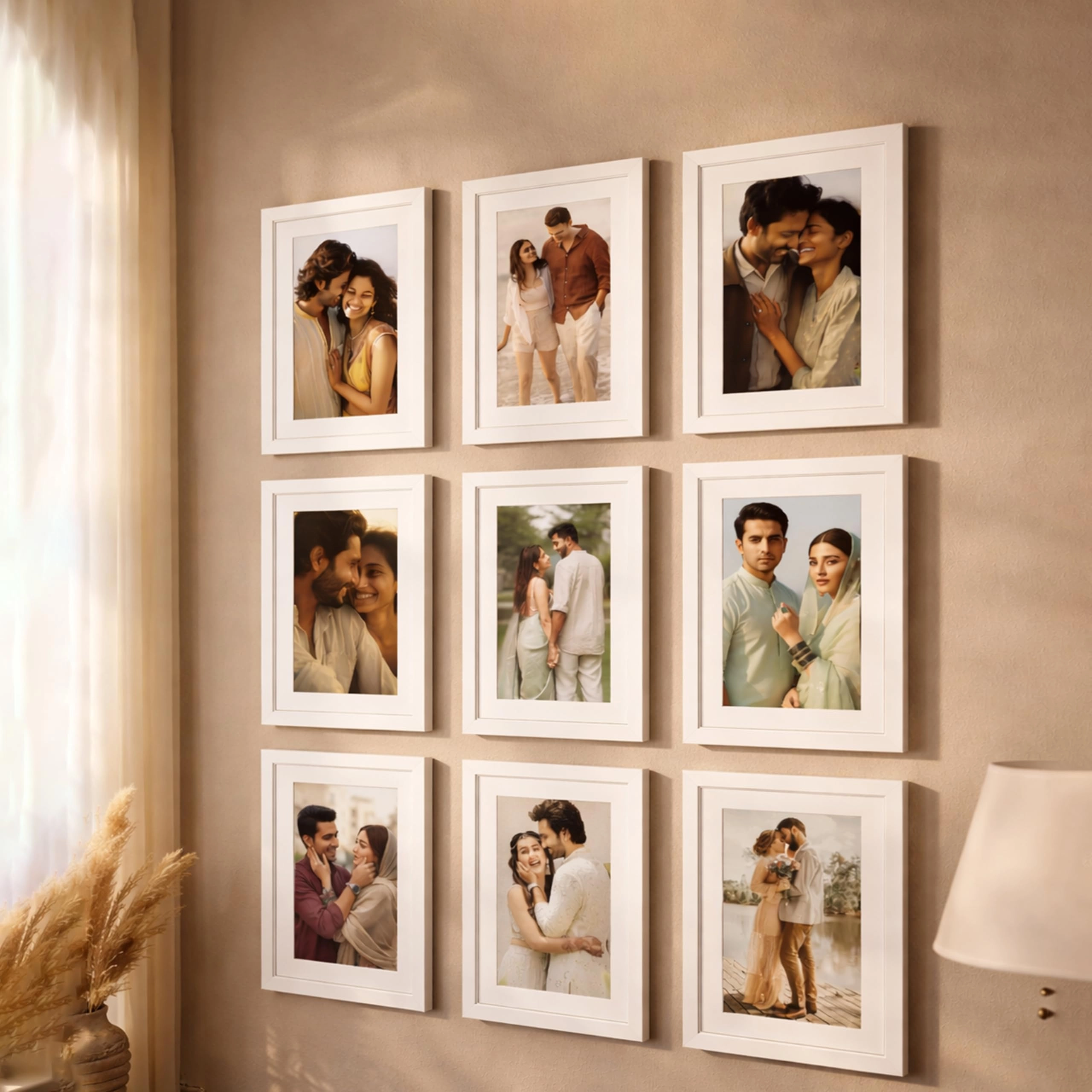 Collage Picture Frame - 6x8 Inch 9