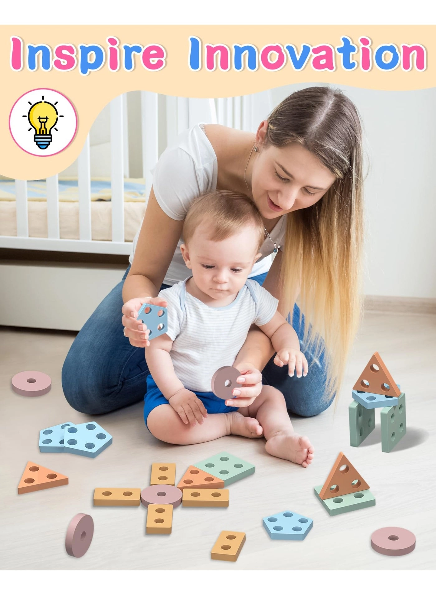 Montessori Geometric Shape Set - 1-4 1 pieces