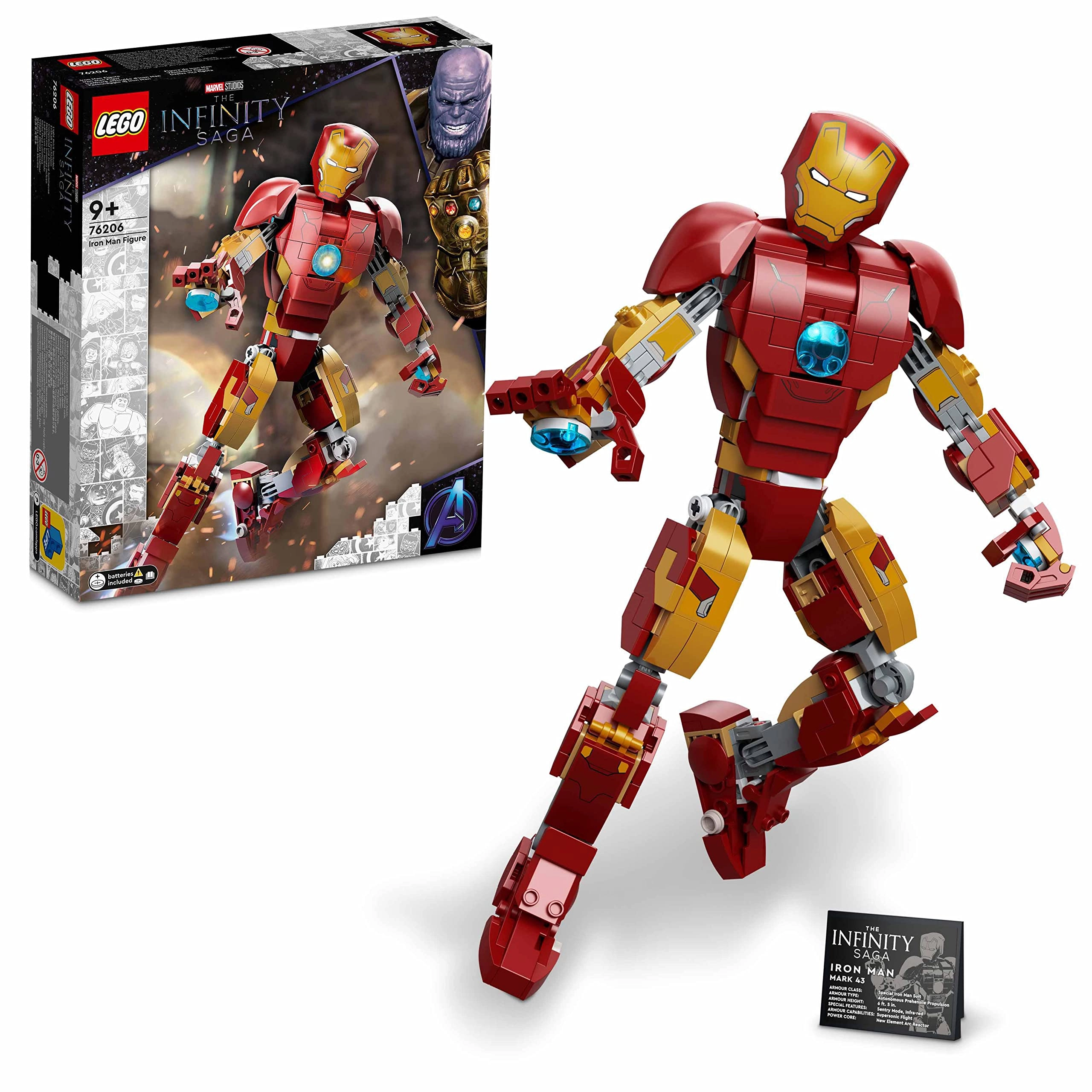 LEGO Marvel Iron Man Figure (76206)