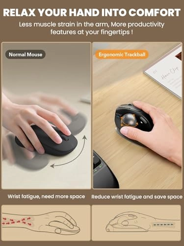Trackball Mouse - Bluetooth USB