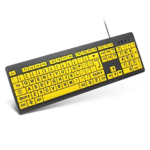 Tanix Large Print Computer Keyboard - Wired