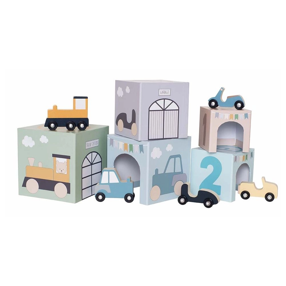 Stacking Cubes 1-5 - 2 years and above 5 pieces