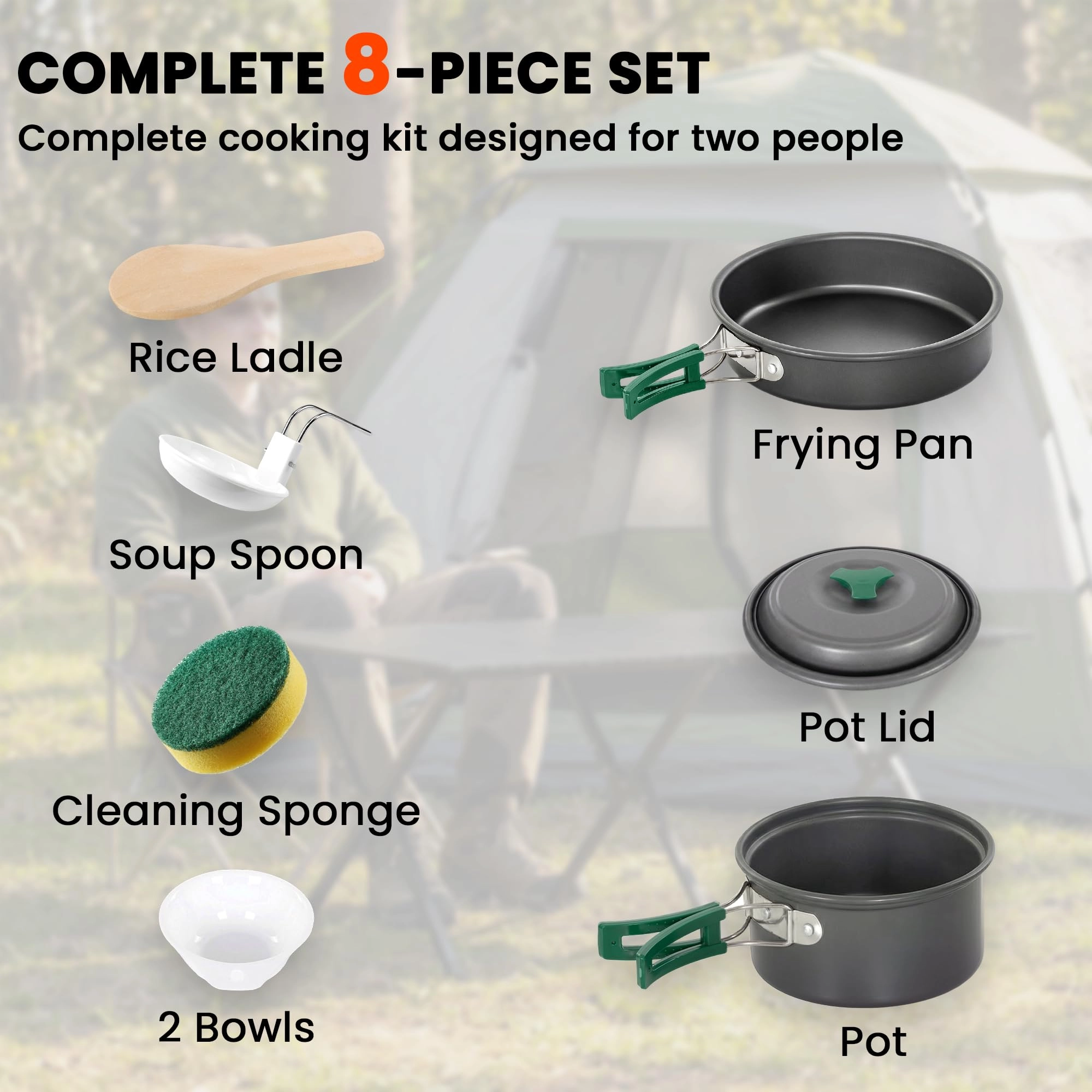 Camping Cookware Set - 1 3.61 Litres
