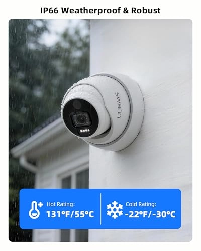 Wired DVR 4K Security Camera System - 1TB 8 Channels