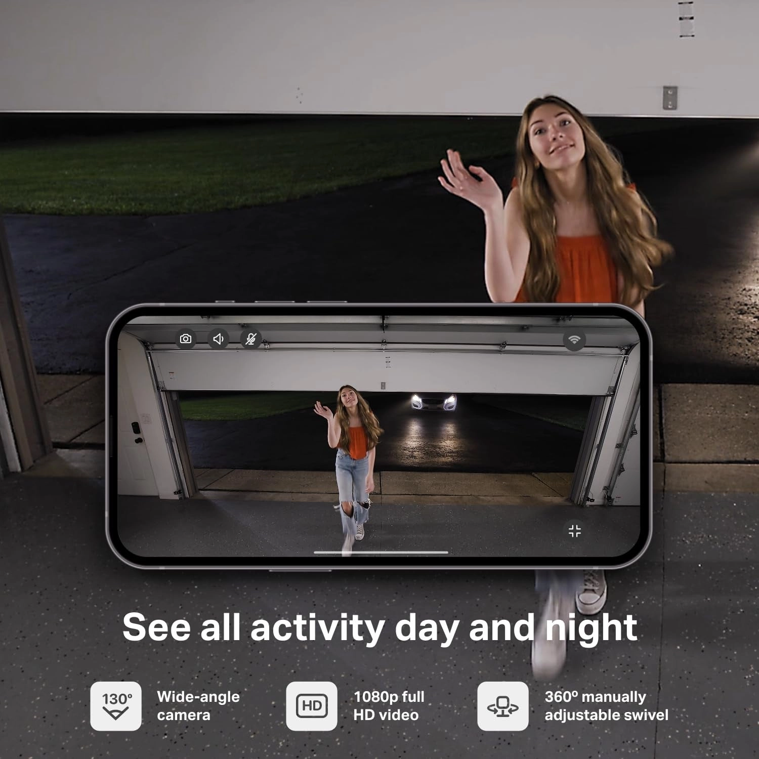 Smart Garage Camera 1080p