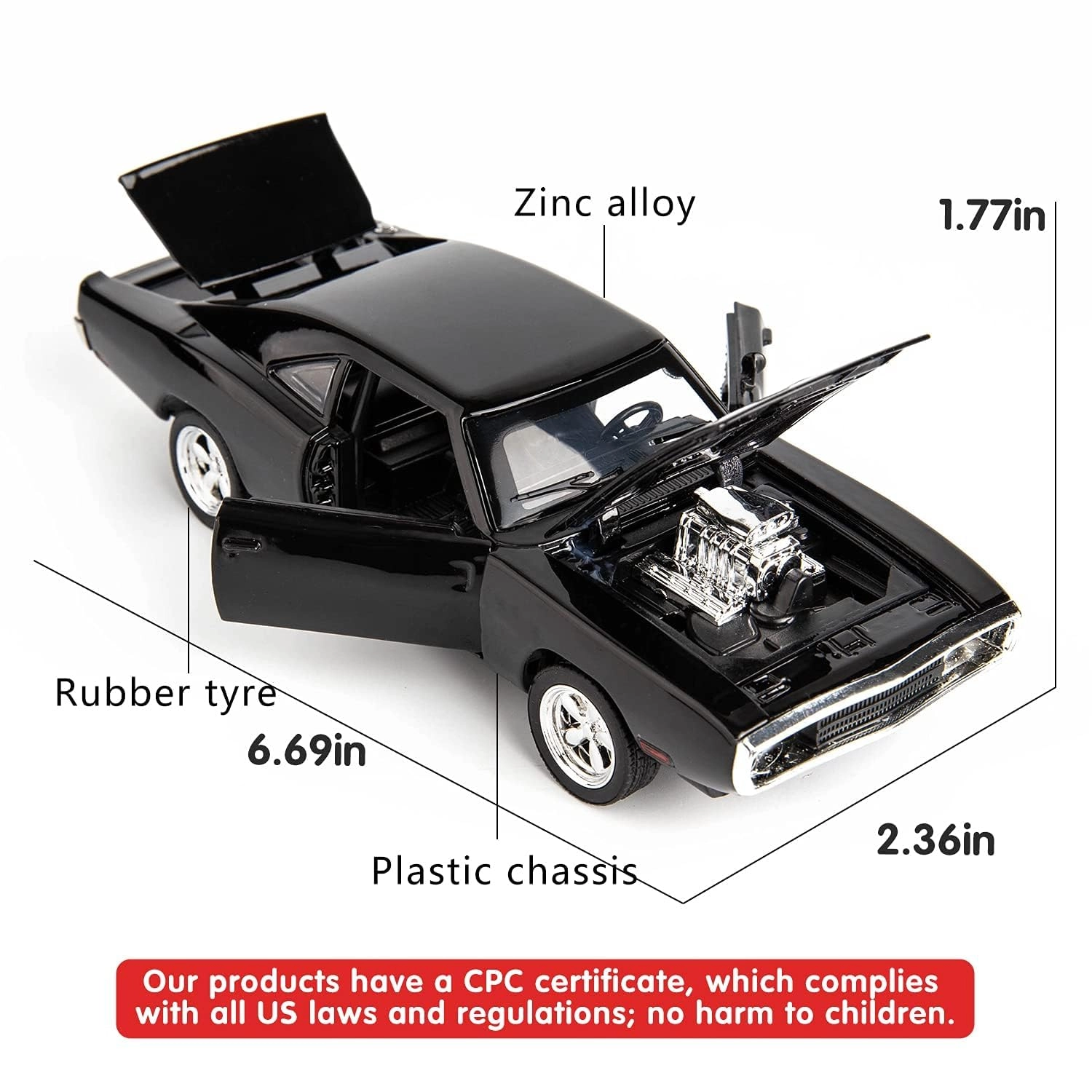 Metal Pullback Car - 1 pcs